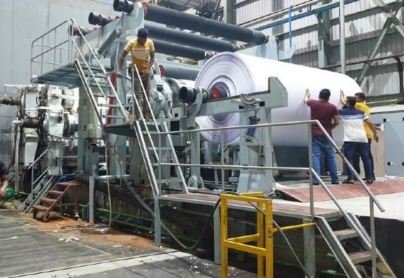 start-up writing printing paper machine